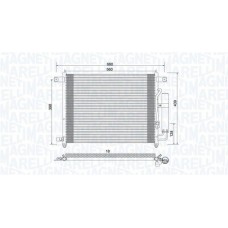 350203943000 MAGNETI MARELLI Конденсатор кондиціонера