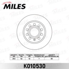 K010530 MILES Гальмівний диск