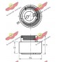 Натяжний ролик ремінь ГРМ AUTOKIT 03.80908