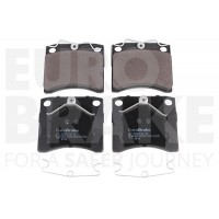 5502224738 EUROBRAKE Комплект гальмівних колодок дисковий гальм