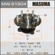 MW51504 MASUMA Комплект підшипника ступиці колеса