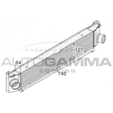 105141 AUTOGAMMA Интеркулер