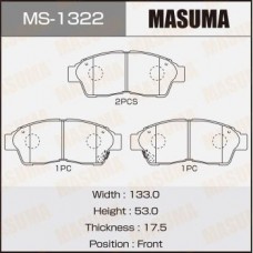 MS-1322 MASUMA Комплект гальмівних колодок