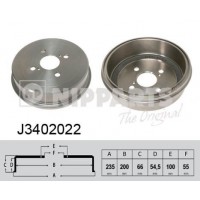 J3402022 NIPPARTS Гальмівний барабан