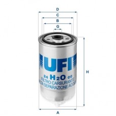 24.H2O.00 UFI Паливний фільтр