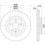 MDC2984C MINTEX Гальмівний диск