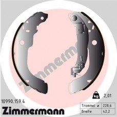 10990.159.4 ZIMMERMANN Комплект гальмівних колодок