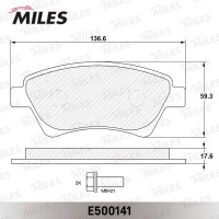E500141 MILES Комплект гальмівних колодок дисковий гальм