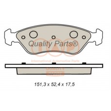 704-21040 IAP QUALITY PARTS Комплект гальмівних колодок дисковий гальм