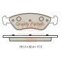 704-21040 IAP QUALITY PARTS Комплект гальмівних колодок дисковий гальм