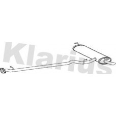 270769 KLARIUS Глушник вихлопних газів кінцевий