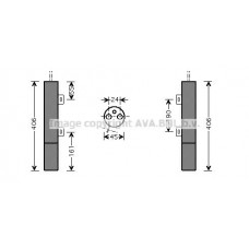 MSD090 AVA QUALITY COOLING Осушувач кондиціонера