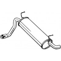 148-199 BOSAL Глушник вихлопних газів кінцевий
