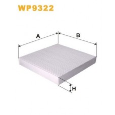 WP9322 WIX FILTERS Фільтр повітря у внутрішньому просторі
