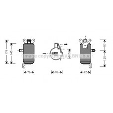 JRD021 AVA QUALITY COOLING Осушувач кондиціонера