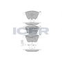 181653 ICER Комплект гальмівних колодок дисковий гальм