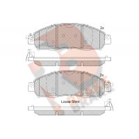 RB2249 R BRAKE КомплеК т гальмівних колодок, дискове гальмо
