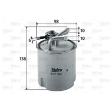 587564 VALEO Паливний фільтр