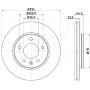 DP-0925 JAPANPARTS Гальмівний диск