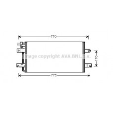 VN5197 AVA QUALITY COOLING Конденсатор кондиціонера