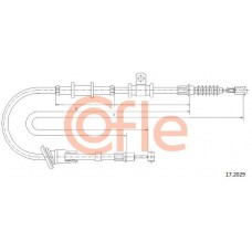 17.2029 COFLE Тросик, cтояночный тормоз
