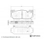 ADBP420033 BLUE PRINT Комплект гальмівних колодок дисковий гальм