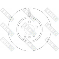 6062605 GIRLING Гальмівний диск