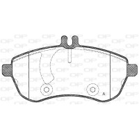 BPA1301.00 OPEN PARTS Комплект гальмівних колодок дисковий гальм