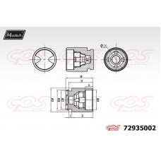 72935002 MAXTECH Поршень корпус скоби гальма
