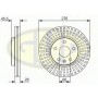 GDB126165 G.U.D. Гальмівний диск