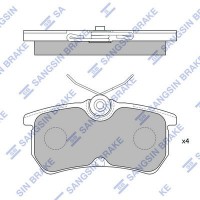 SP1865 Hi-Q Комплект гальмівних колодок дисковий гальм