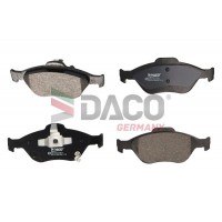 324574 DACO Germany Комплект гальмівних колодок дисковий гальм