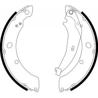 8DB 355 038-221 HELLA PAGID Комплект гальмівних колодок