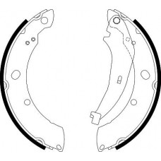 8DB 355 038-221 HELLA PAGID Комплект гальмівних колодок