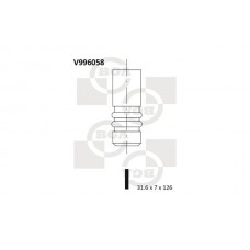 випускний клапан BGA V996058