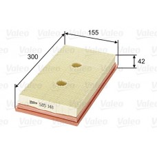 585148 VALEO Повітряний фільтр