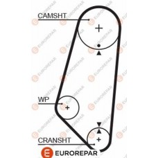 1633140680 EUROREPAR Зубчастий ремінь