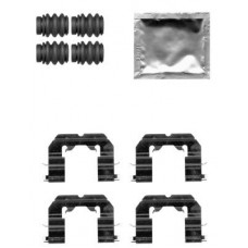 8DZ 355 205-231 HELLA Комплектуючі колодки дискового гальма