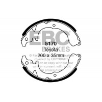 5170 EBC Brakes Комплект гальмівних колодок