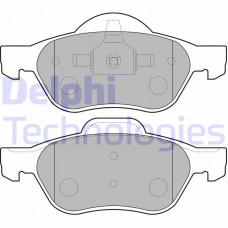 LP1714 DELPHI Комплект гальмівних колодок дисковий гальм