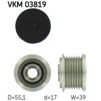 VKM 03819 SKF Механізм вільного ходу генератора