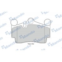 MBF015374 MANDO КомплеК т гальмівних колодок, дискове гальмо