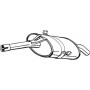 228-331 BOSAL Глушник вихлопних газів кінцевий