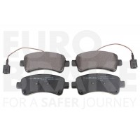55022299104 EUROBRAKE Комплект гальмівних колодок дисковий гальм