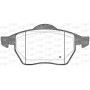 BPA0390.20 OPEN PARTS Комплект гальмівних колодок дисковий гальм