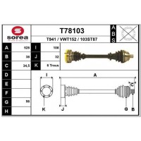 T78103 EAI Привідний вал