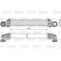818606 VALEO Интеркулер