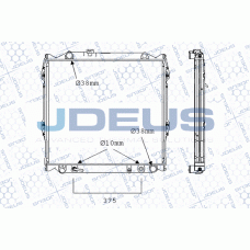 M-0280990 JDEUS Радіатор охолодження двигуна