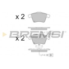 BP3142 BREMSI Комплект гальмівних колодок дисковий гальм