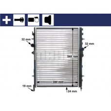 CR 515 000S MAHLE Радіатор охолодження двигуна